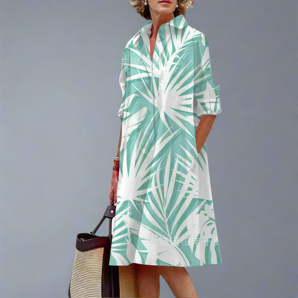 Doreen | Handgemaakt midi-jurk