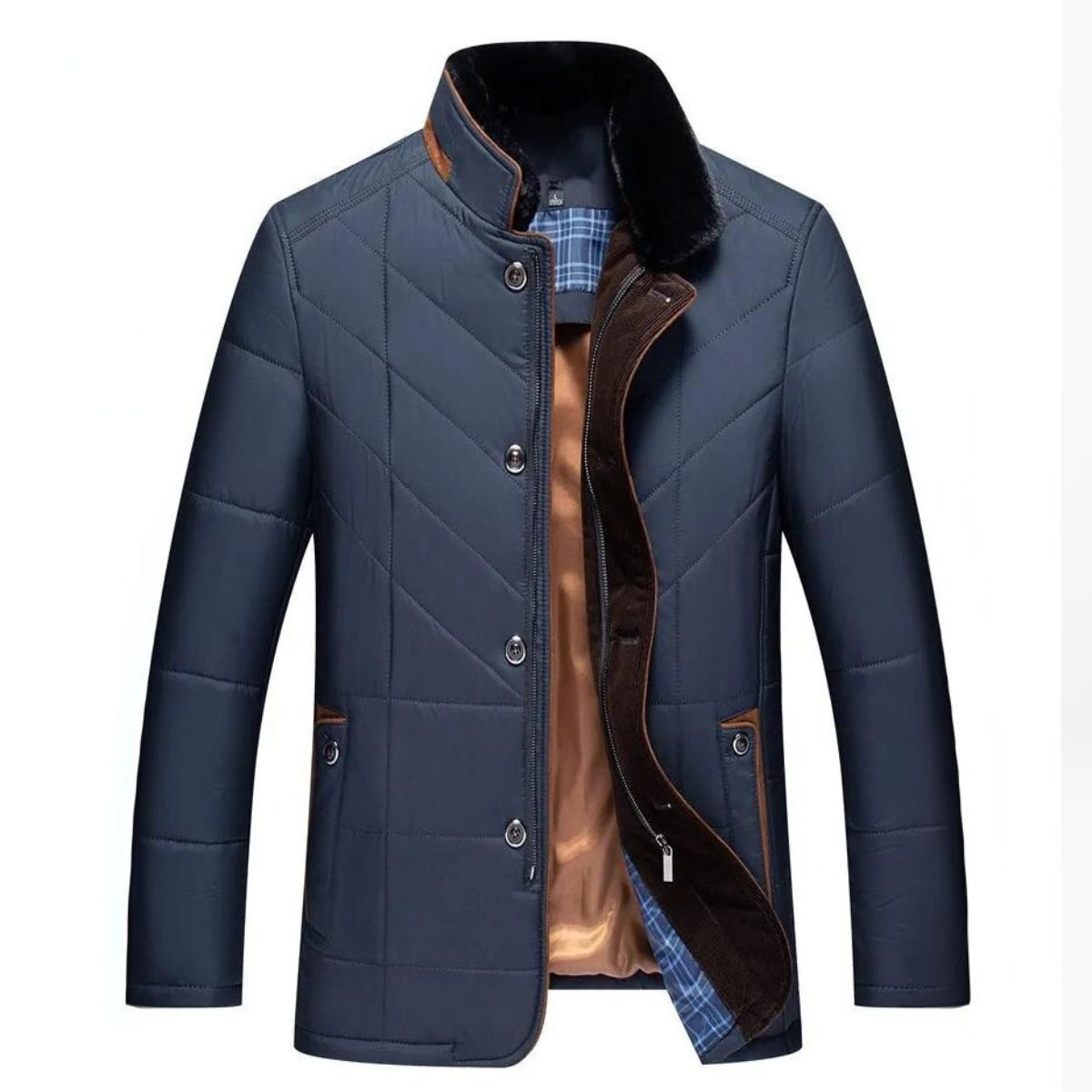 Winterjacke Cruz met staande kraag