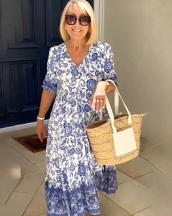 Evelyne | Elegante Bloemenjurk