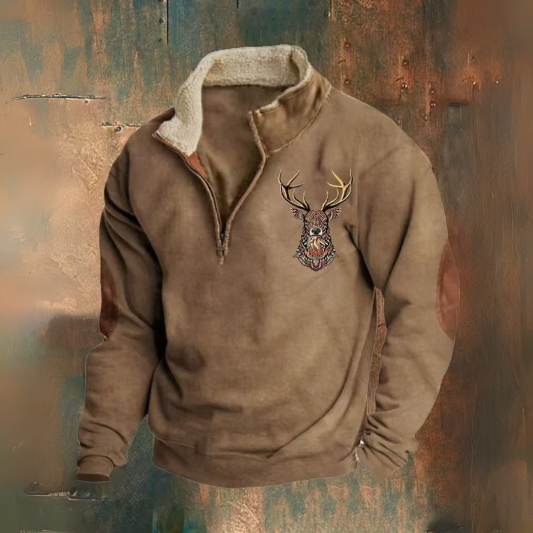 Pull Laurent à col zippé