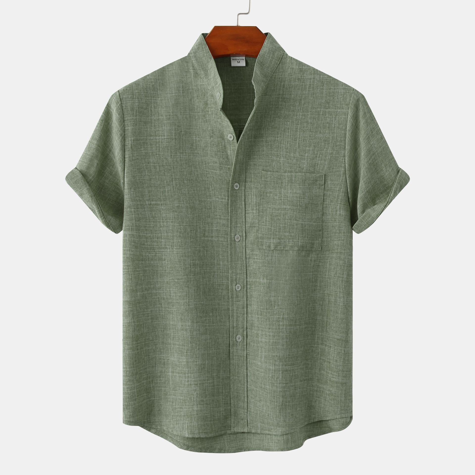 Savrani™ | Katoenen shirt met knopen.