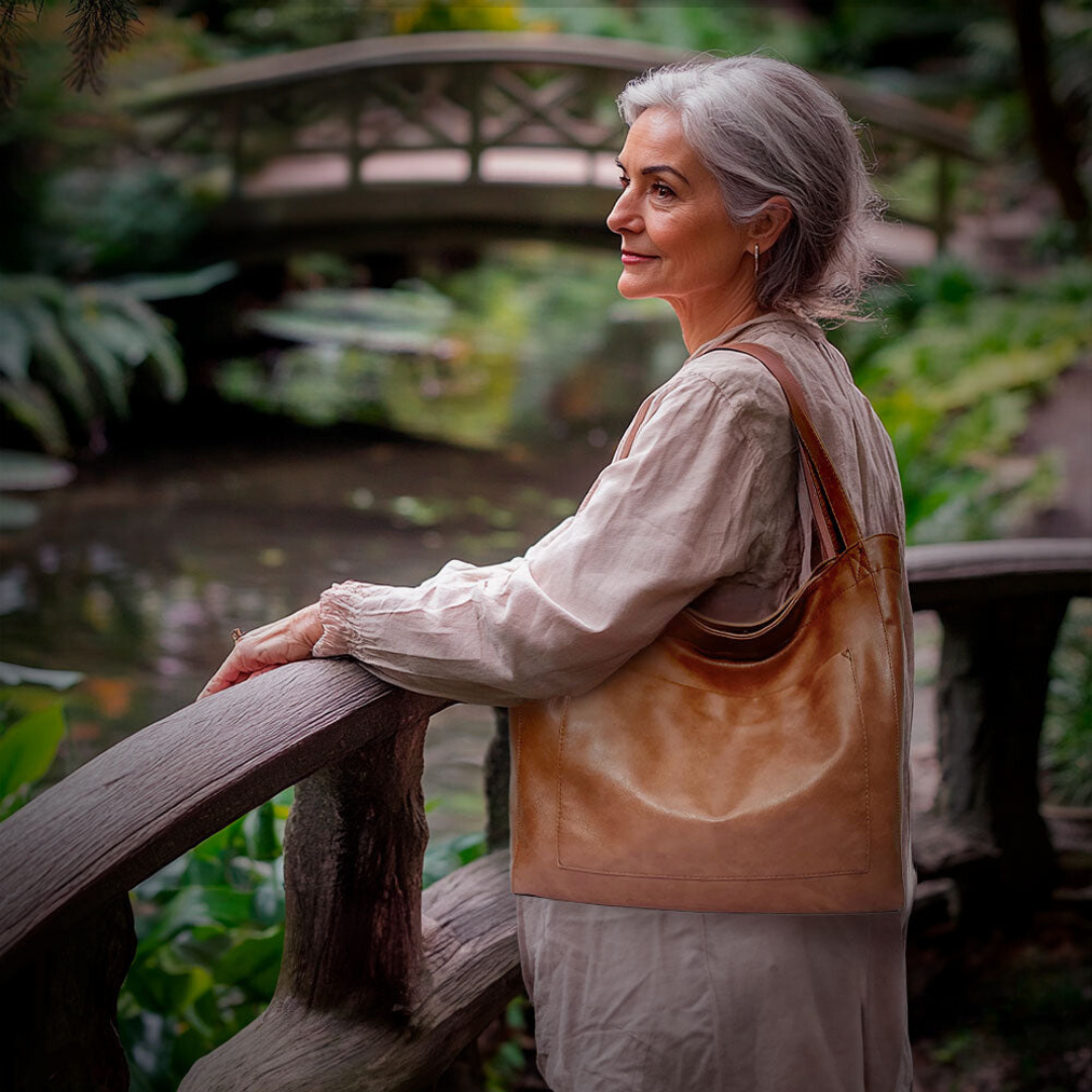 Ringelblume | Squisita Luxe Schoudertas van Zacht Materiaal