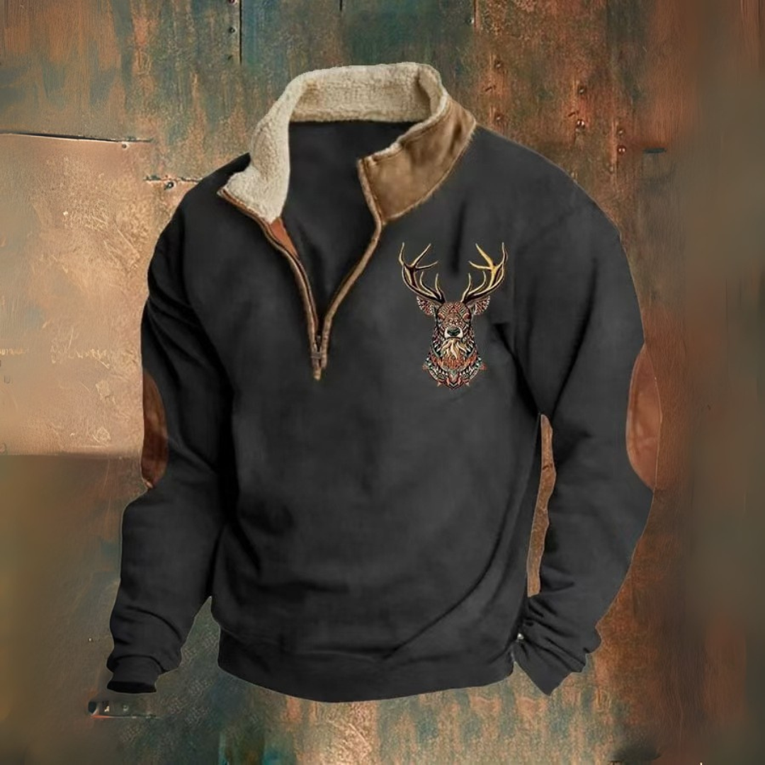 Pull Laurent à col zippé