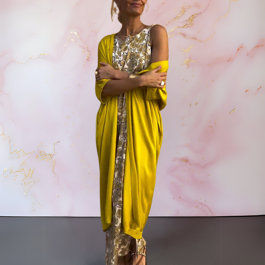 Melanie | Elegante Jurk met Vest