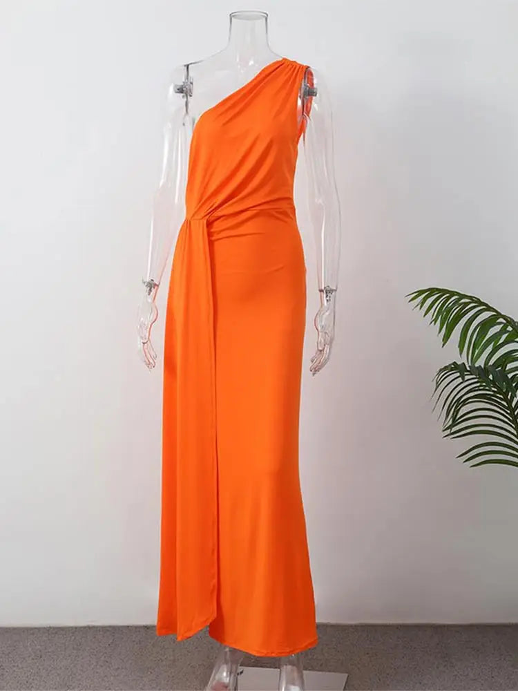 Lia™ | Asymmetrische Maxi-jurk