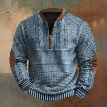 Trui met een kwart rits