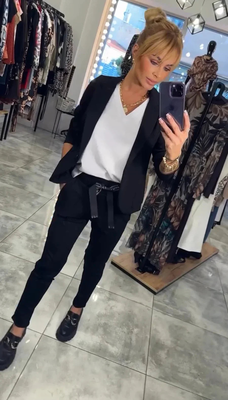 Deborah | Blazer met bijpassende broek