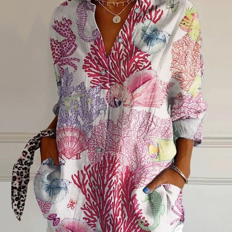 Diane | Elegante Artistieke Blouse