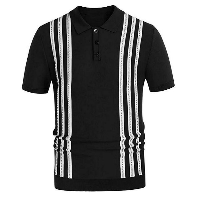 Savrani™ | Polo shirt met strepen.