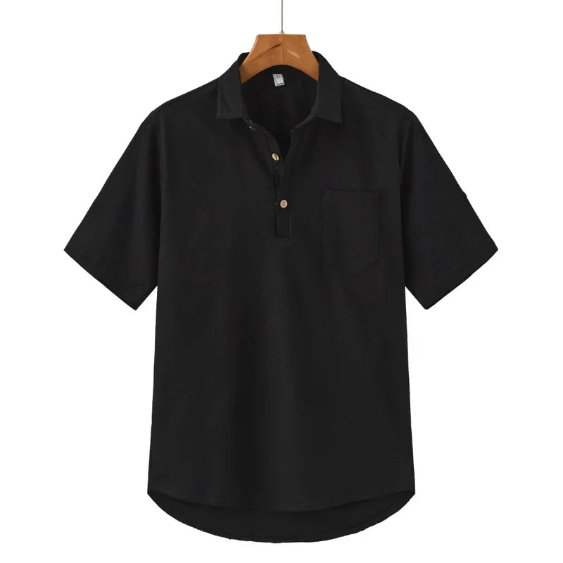 Savrani™ | Linnen Polo Shirt