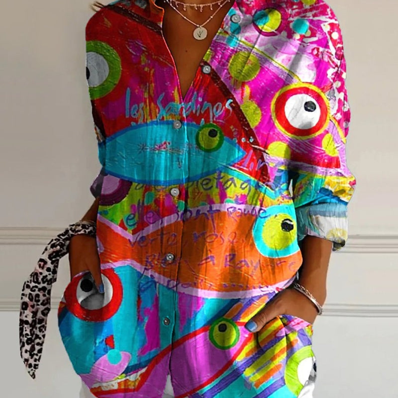 Diane | Elegante Artistieke Blouse