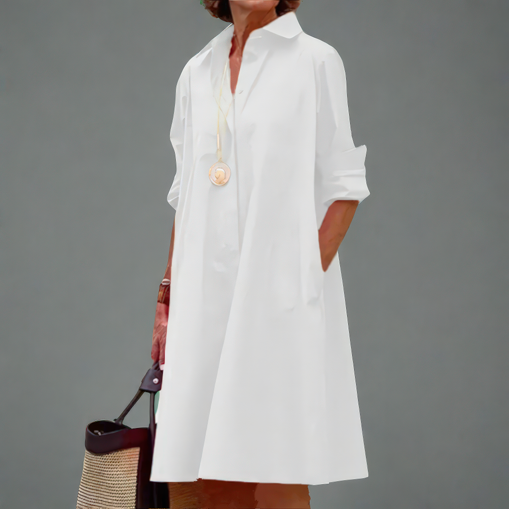 Dilia | Handgemaakte midi-jurk