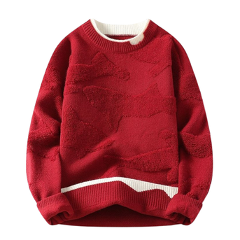 Trui met textuurpatroon in abstracte stijl