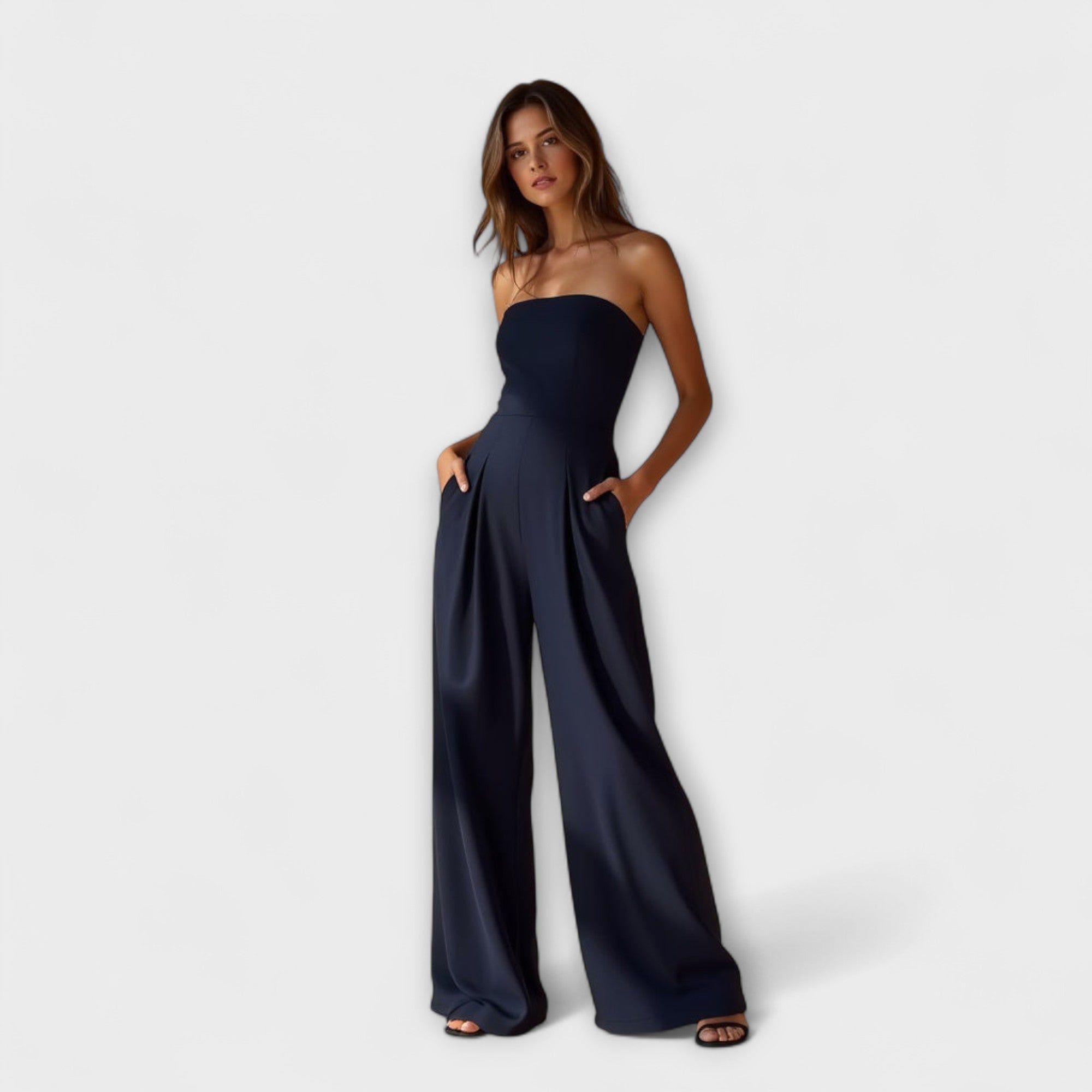 Amélie - Elegante Jumpsuit Zonder Schouderbandjes