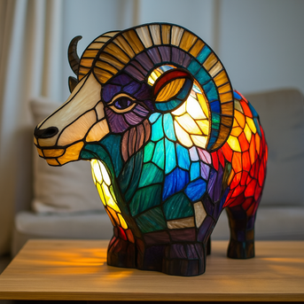 Bijou | Magische Lamp met Kleurrijk Glas