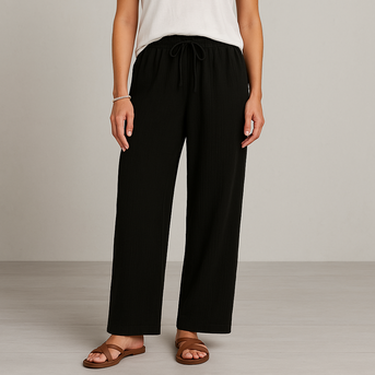 Avelina™ | Losse Brede Broek