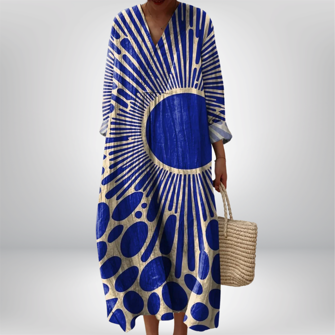 Justyna | Elegante Geometrische Jurk