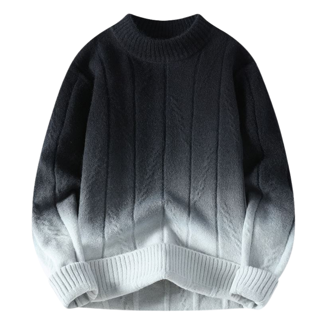 Trui met gradientverf