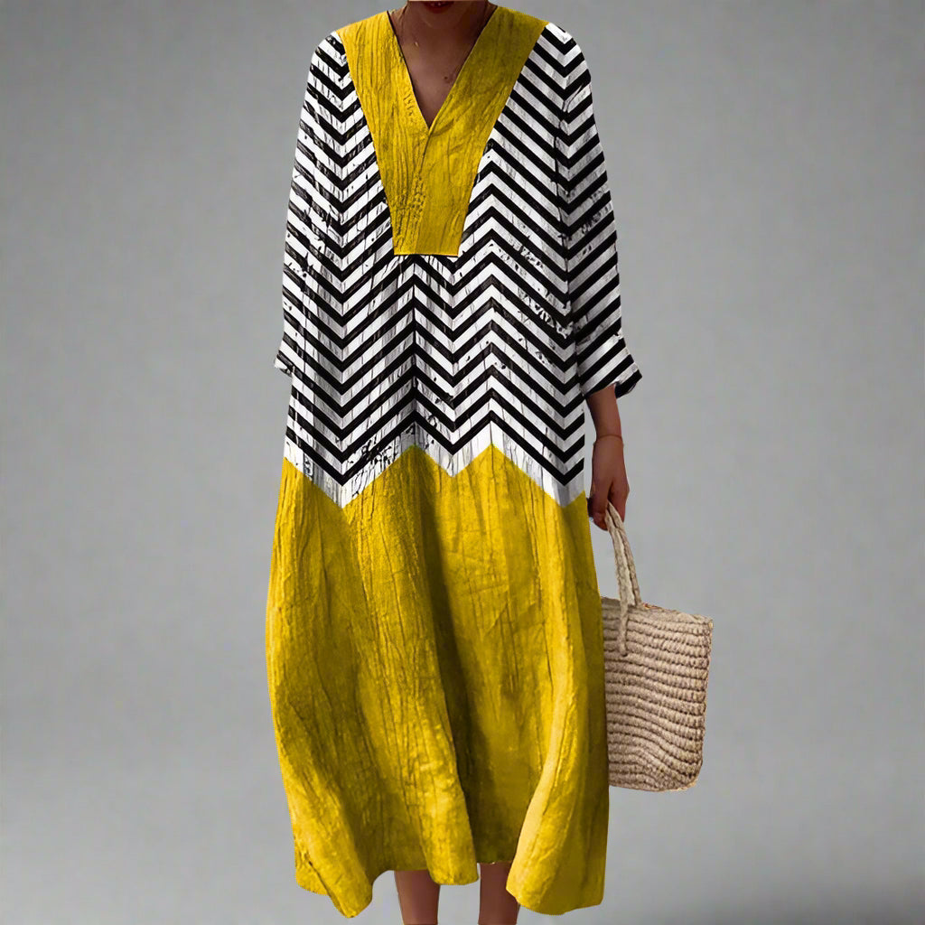 Julia™ | Elegante Geometrische Jurk