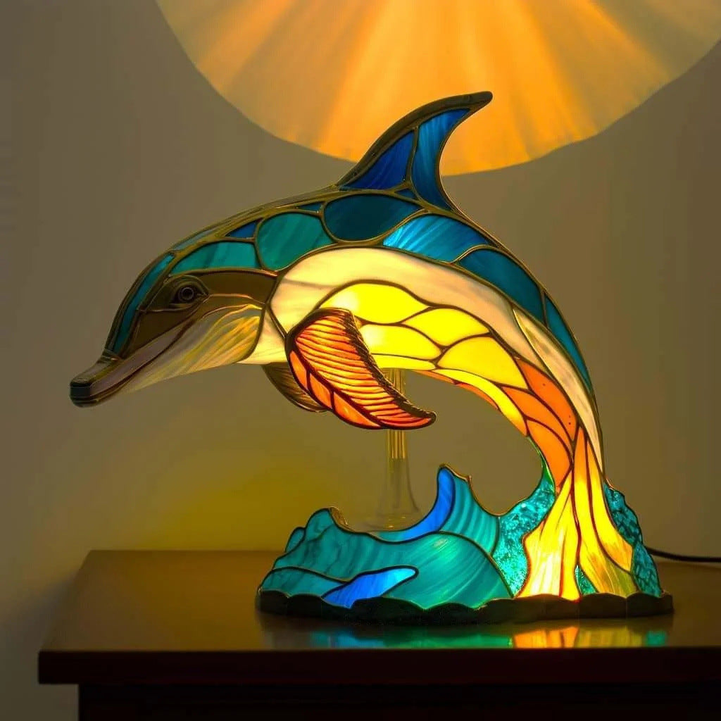 Lampa Flip | Dolphin Magisk avec verre coloré