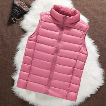 Isa Padded Gilet | Zalm
