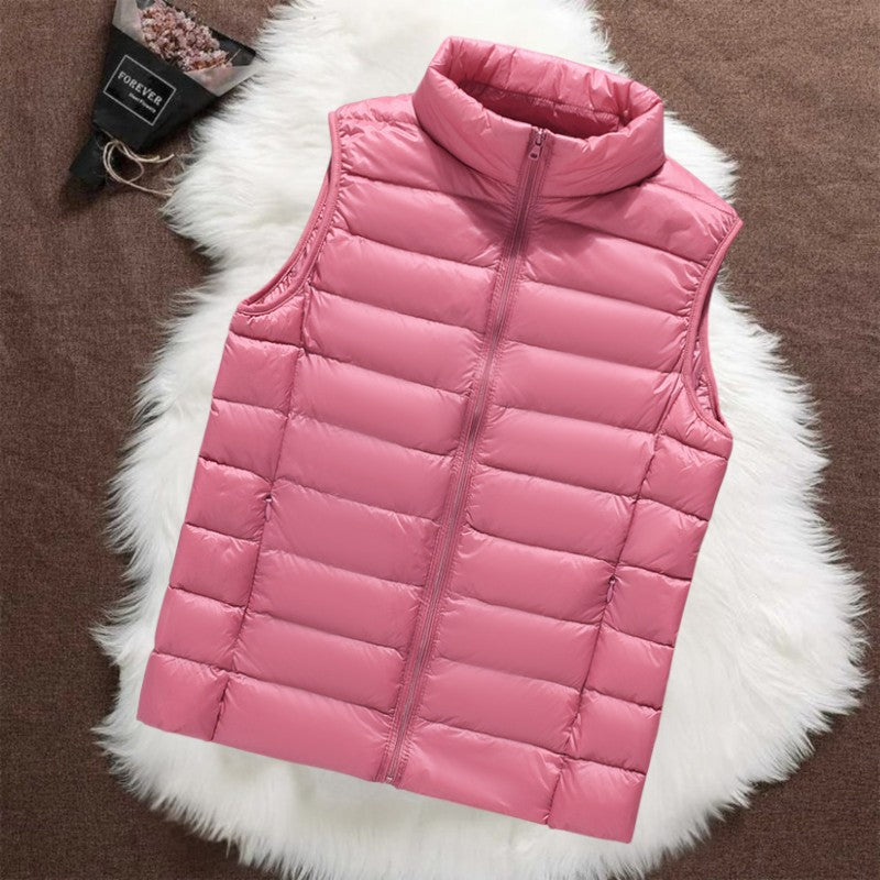 Isa Padded Gilet | Zalm
