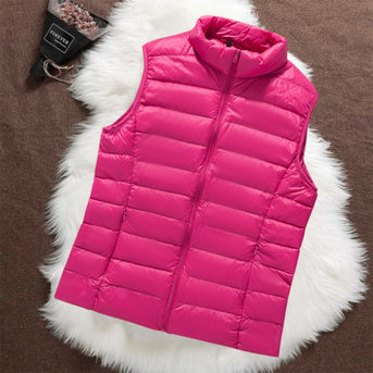 Isa Padded Gilet | Roze