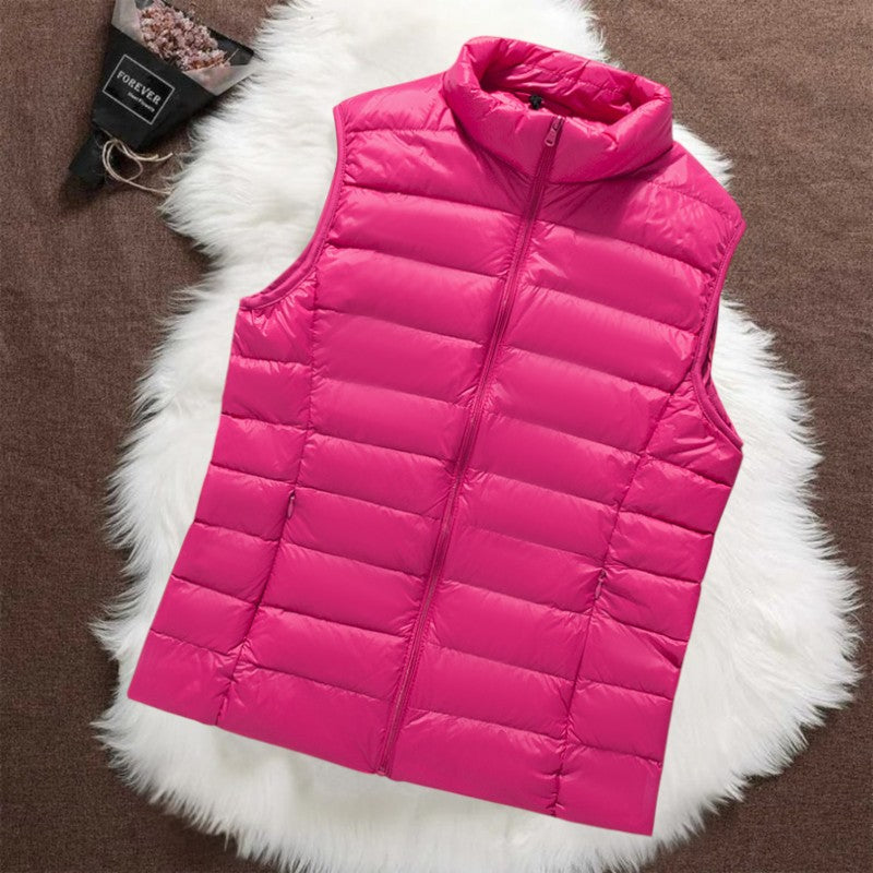 Isa Padded Gilet | Roze