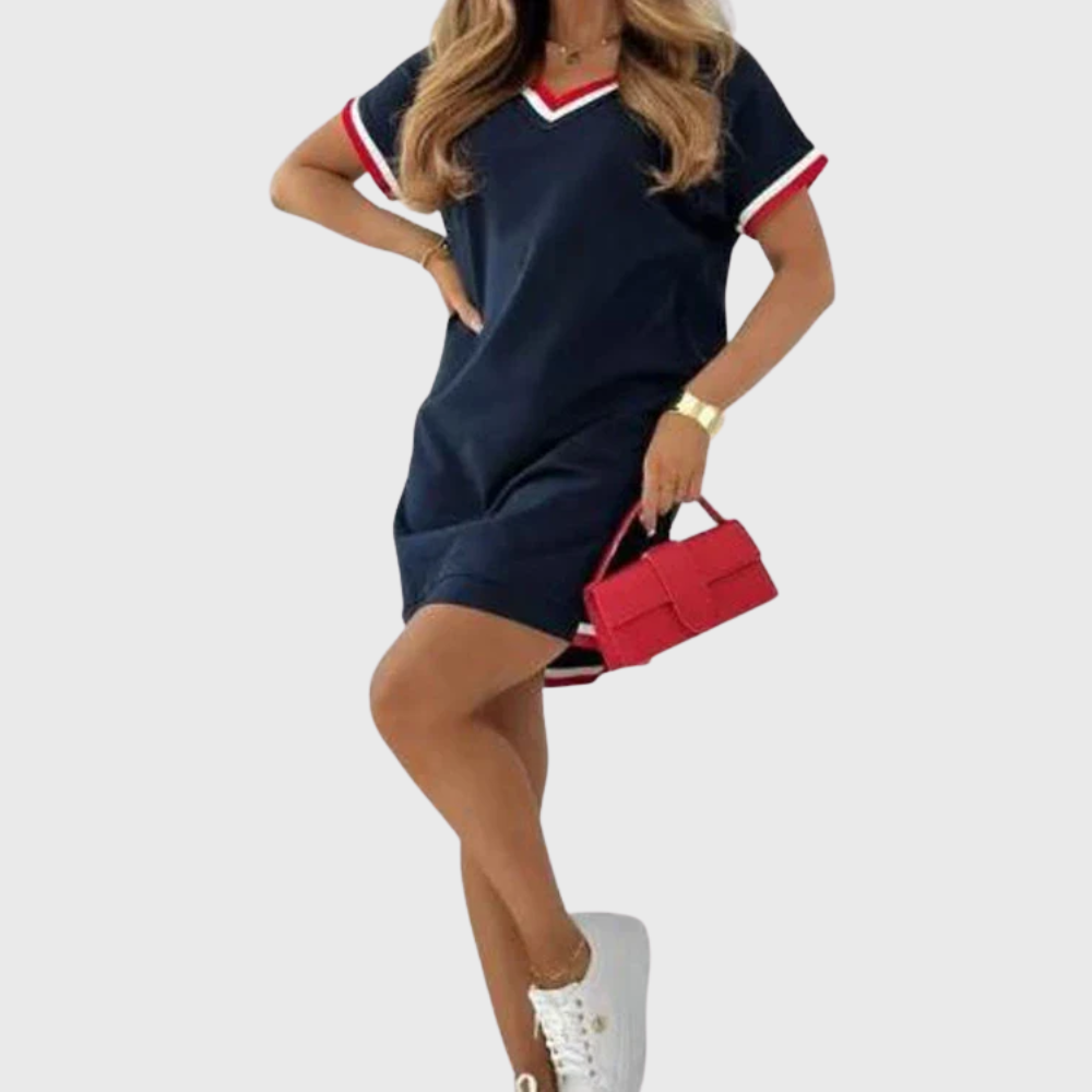 Barbara | Damesjurk met korte mouwen