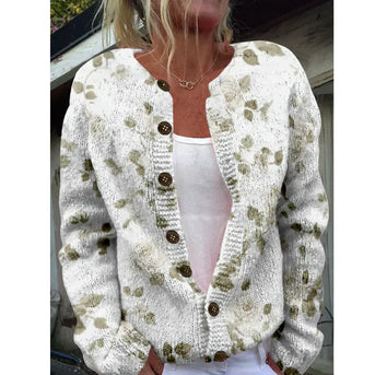 Jonna | Elegante cardigan met print