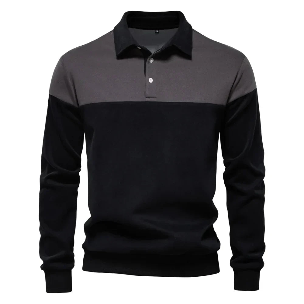 Sébastien™ | Bicolor Polo met Contrast