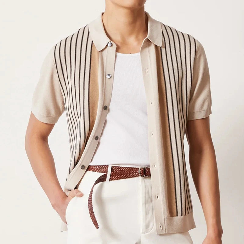 Savrani™ | Polo shirt met knopen