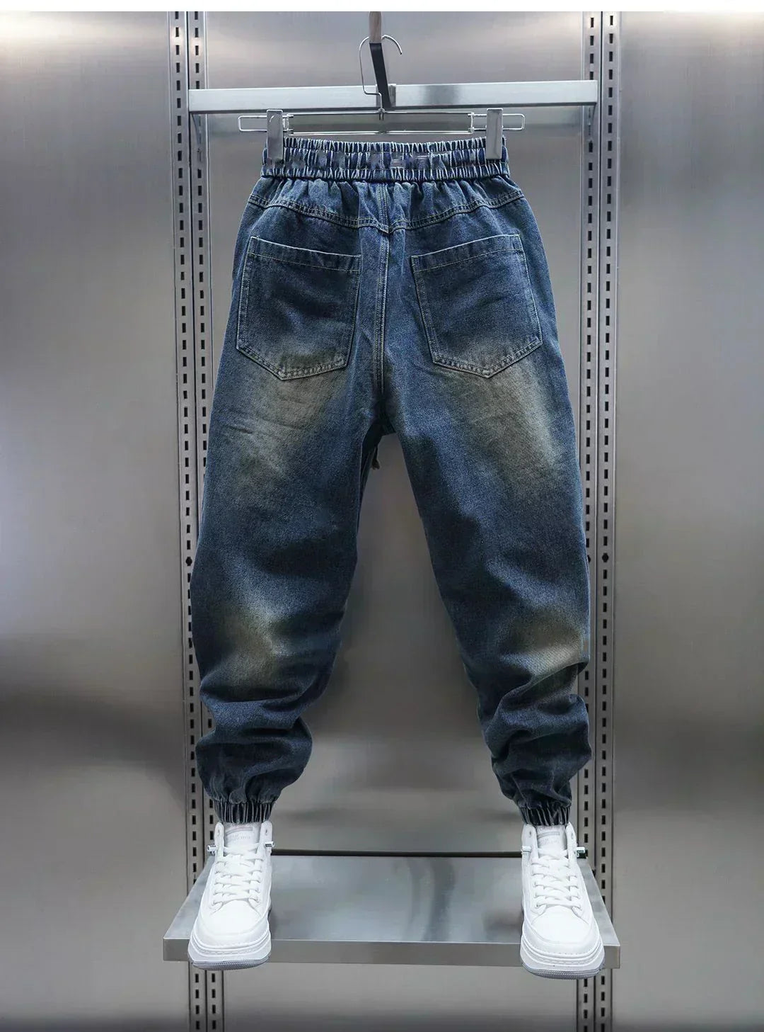 Laurent™ | Baggy Denim Broek met Tailleband