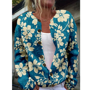 Maren | Elegante cardigan met print