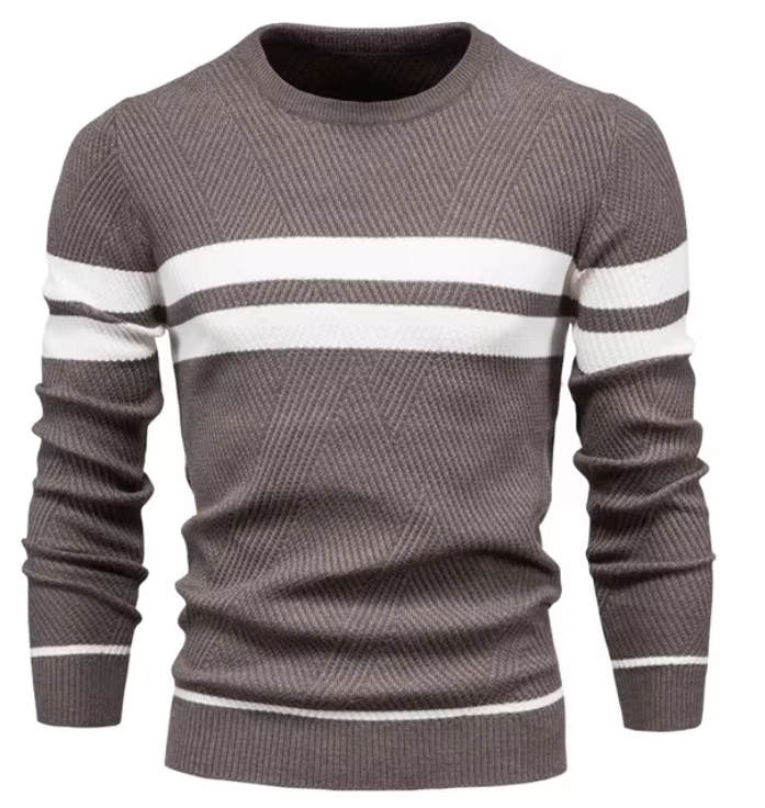 Sébastien™ | Bicolor Contrast Sweater