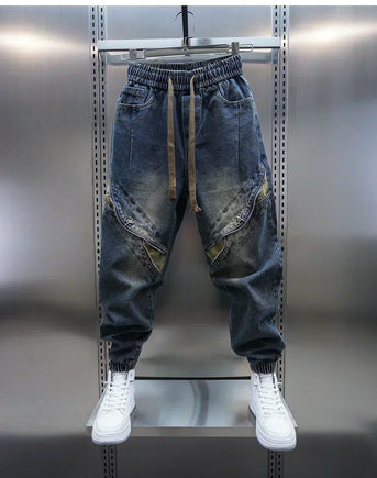Laurent™ | Baggy Denim Broek met Tailleband