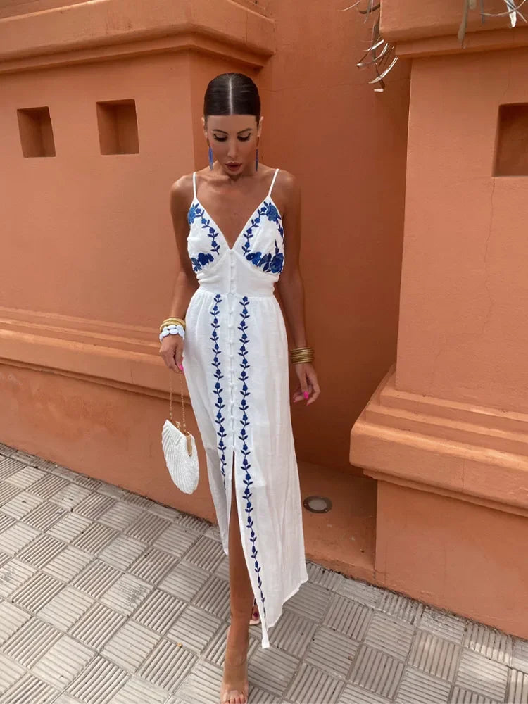 Alessandra™ | Gehaakte Jurk met Spaghettibandjes