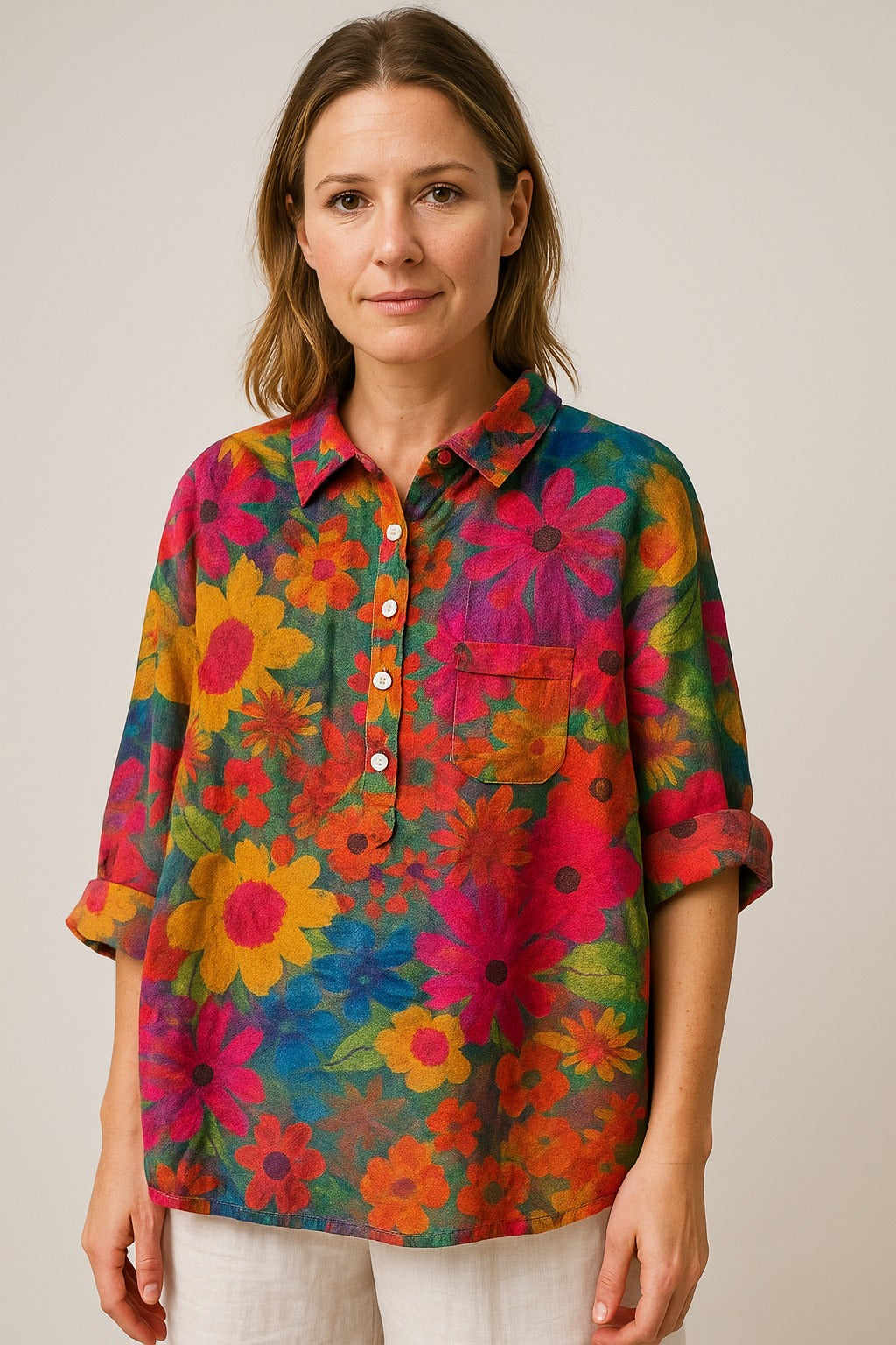 Mary Jane® | Klassieke Bloemenblouse