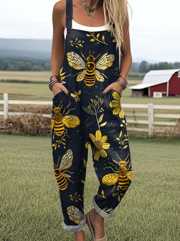 Daria™ | Artistieke Katoenen Jumpsuit