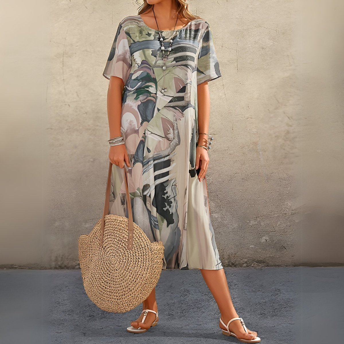 Joelle | Bloemige, luchtige en elegante jurk