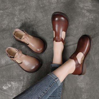 Colette™ | Mary Janes met ronde neus