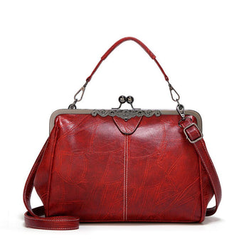Mila | Vintage tas tijdloos met elegante klep sluiting