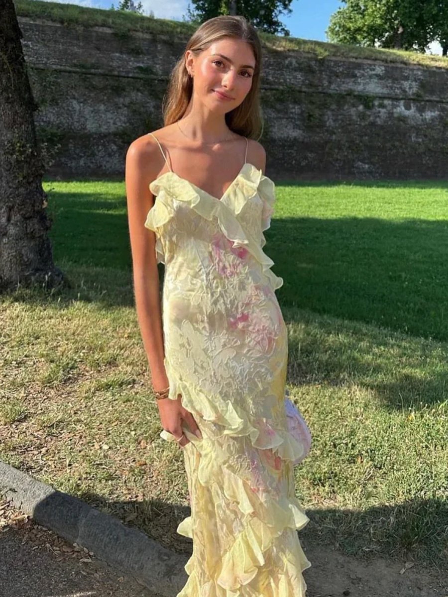 Beatrice | Dromerige Jurk met Ruffles